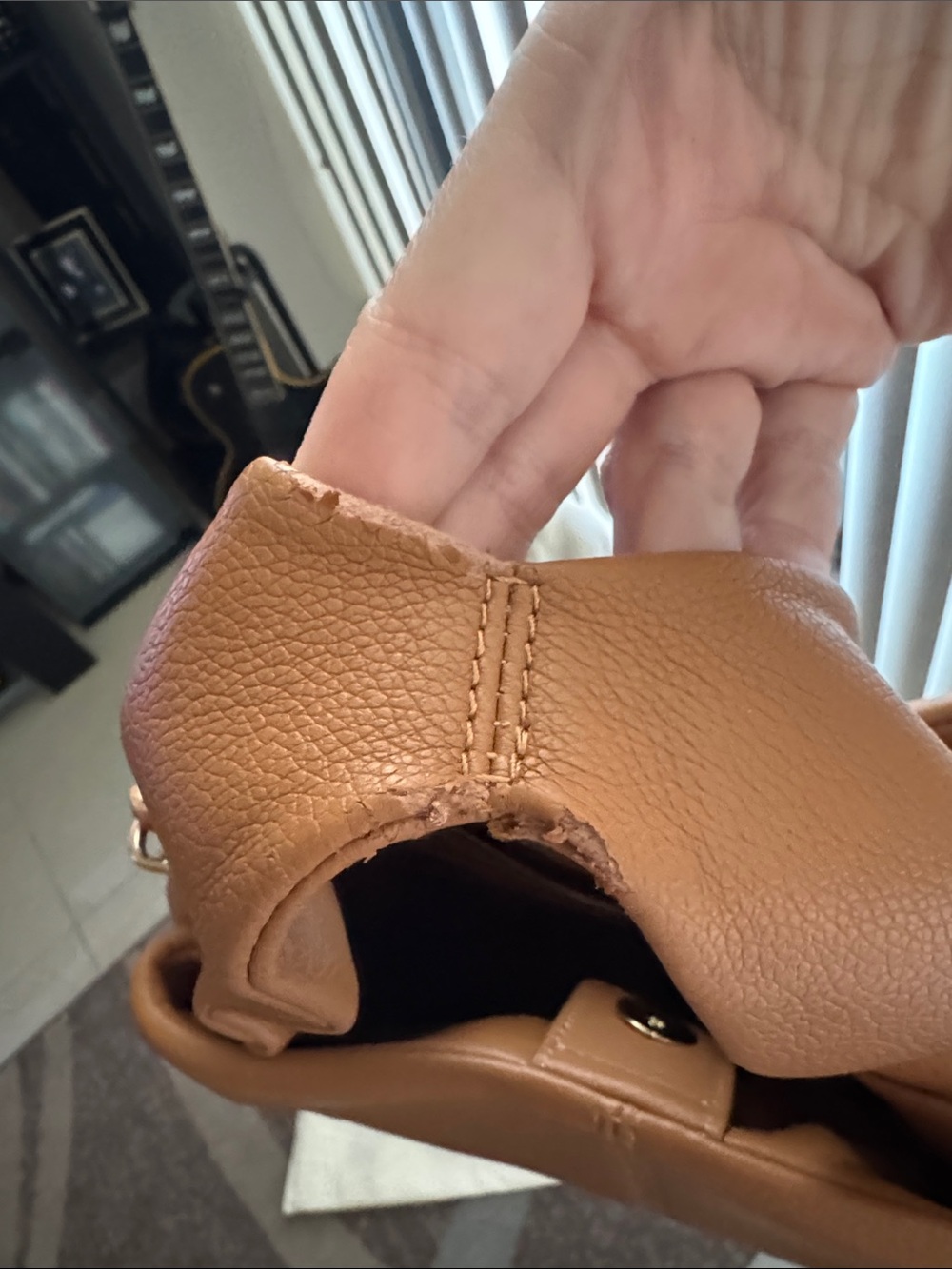 Polene Neuf Shoulder Bag in Tan - Picture 4 of 6